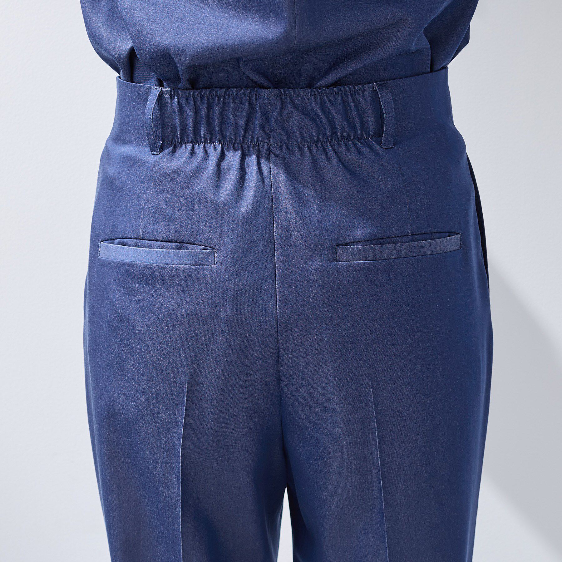 INDIVI「【洗える／UVケア／SETUP可能】デニムライクテーパードパンツ」|その他|