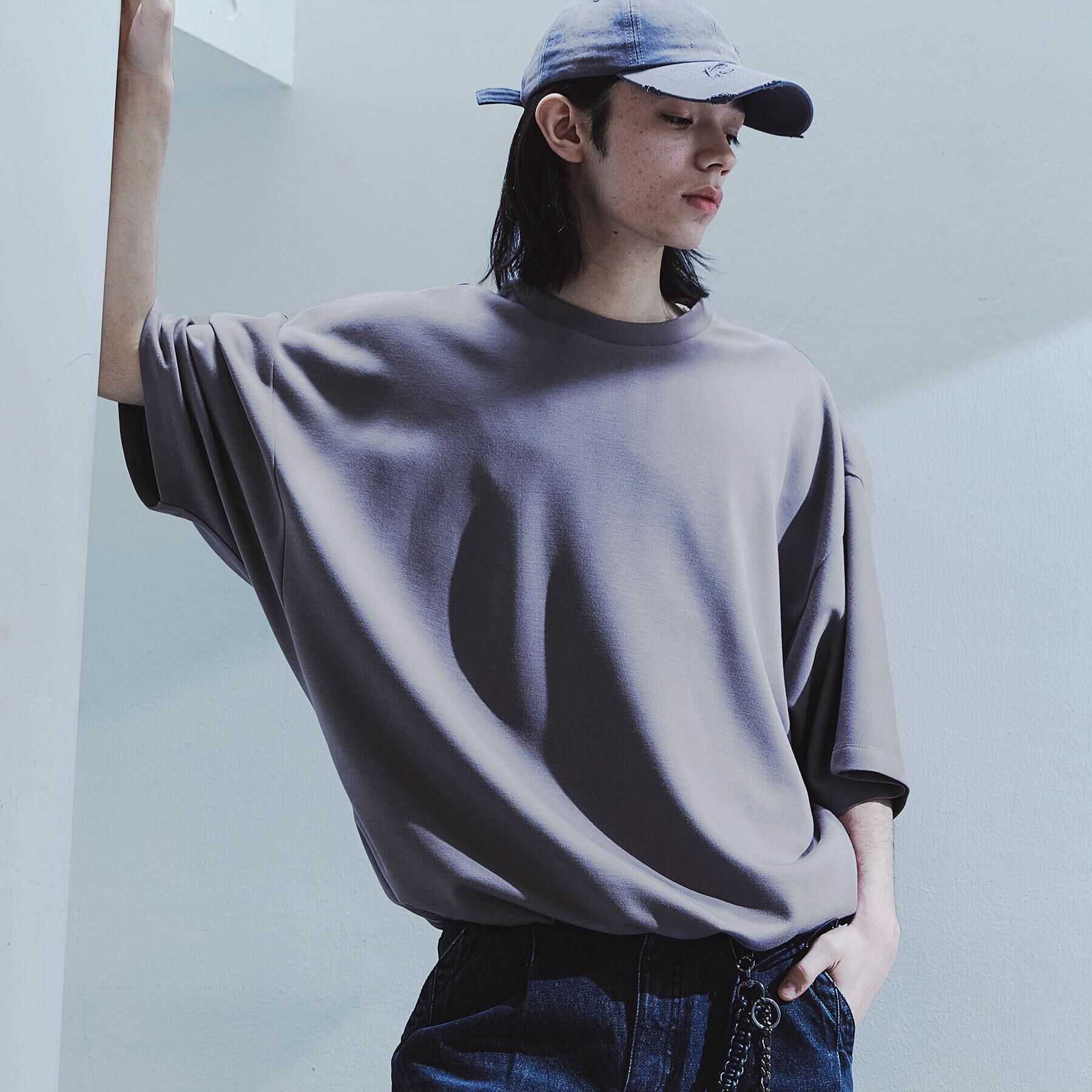 tk.TAKEO KIKUCHI「【昨年売上NO.1】マシュマロドルマンカットソー/柔らか/ふわふわタッチ」|Tシャツ・カットソー|