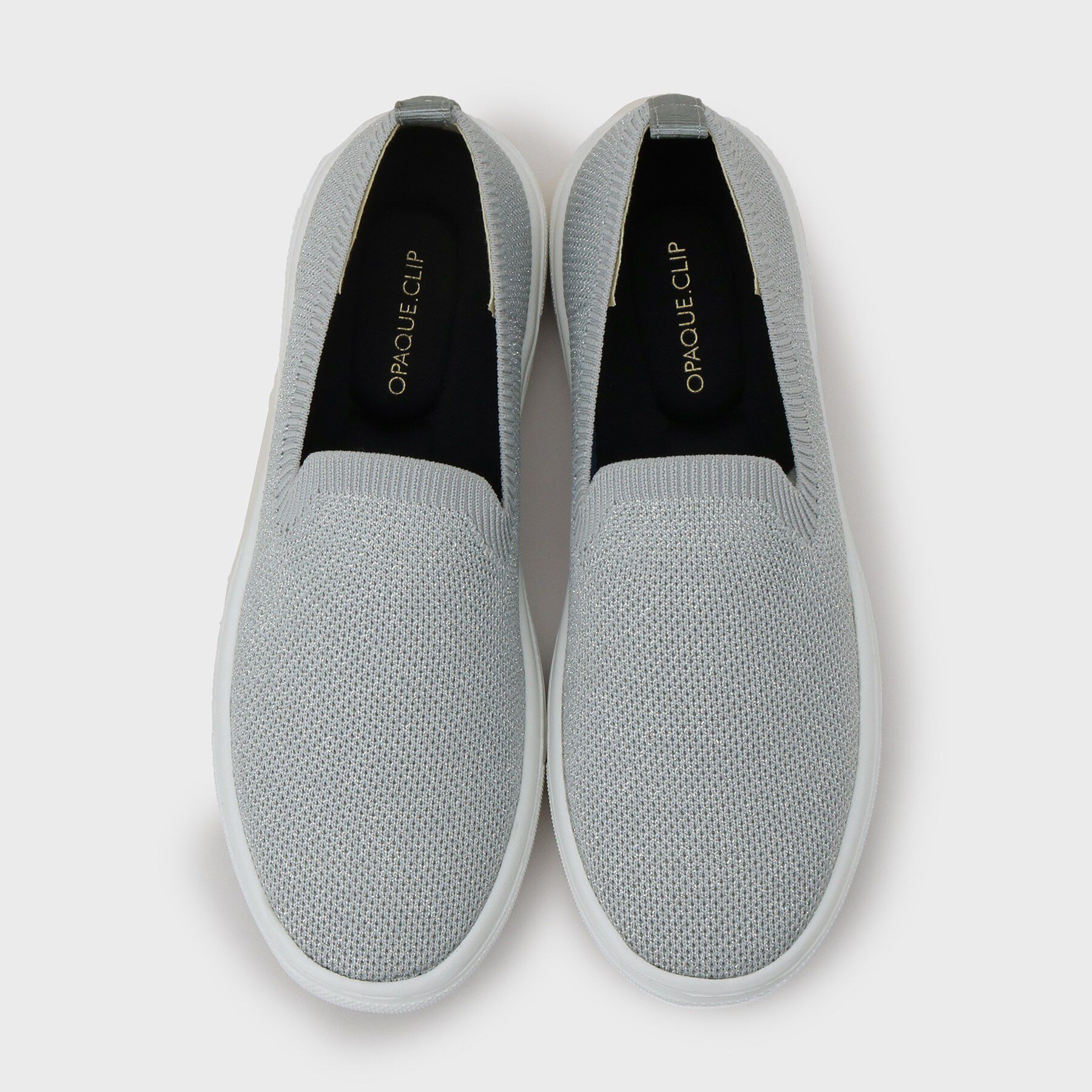 OPAQUE.CLIP「【軽量】ニットスリッポン」|パンプス|