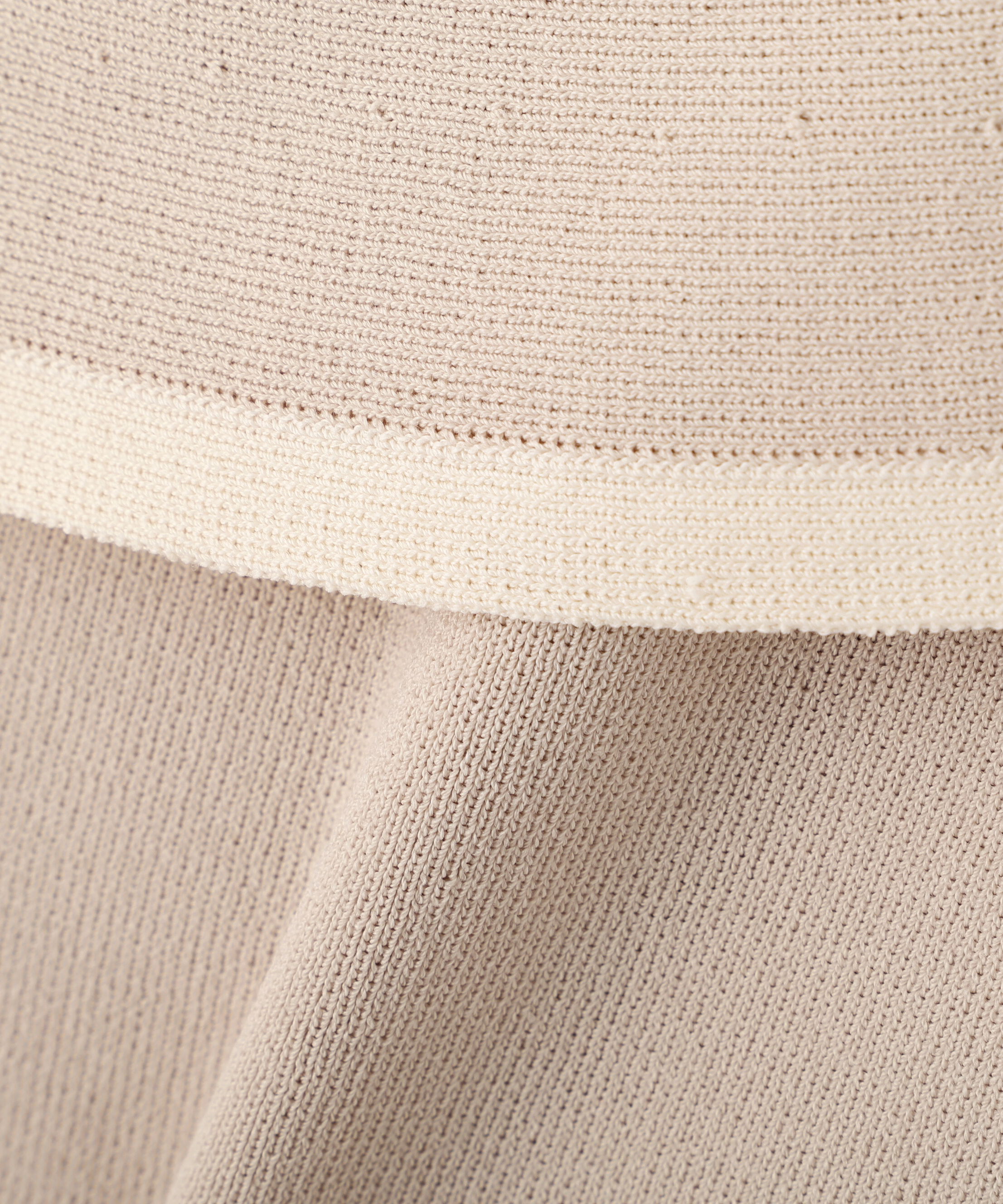 PROPORTION BODY DRESSING「トリムラインケープニットトップス 26SS」|ニット・セーター|