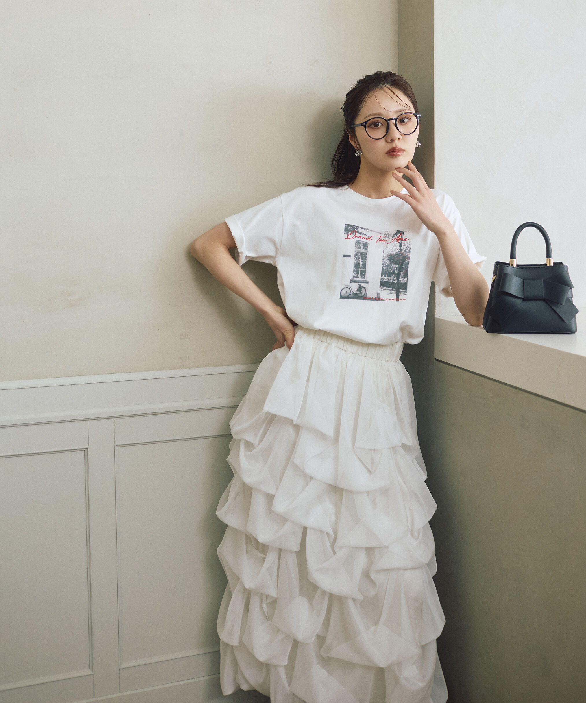 PROPORTION BODY DRESSING「＜山内ともなさんコラボ＞タックバルーンスカート 26SS」|スカート|