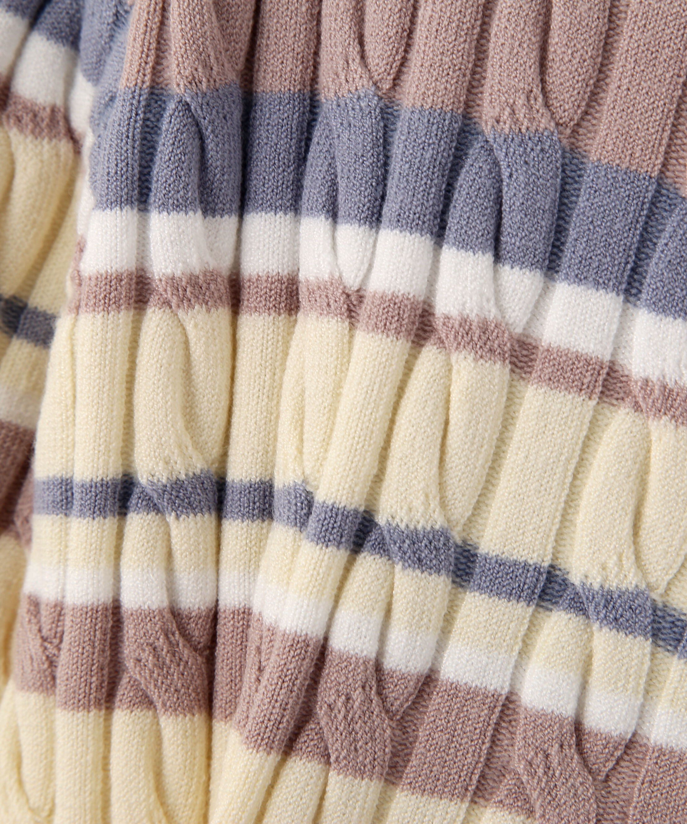 PROPORTION BODY DRESSING「＜山内ともなさんコラボ＞ケーブルカーディガン 26SS」|カーディガン|