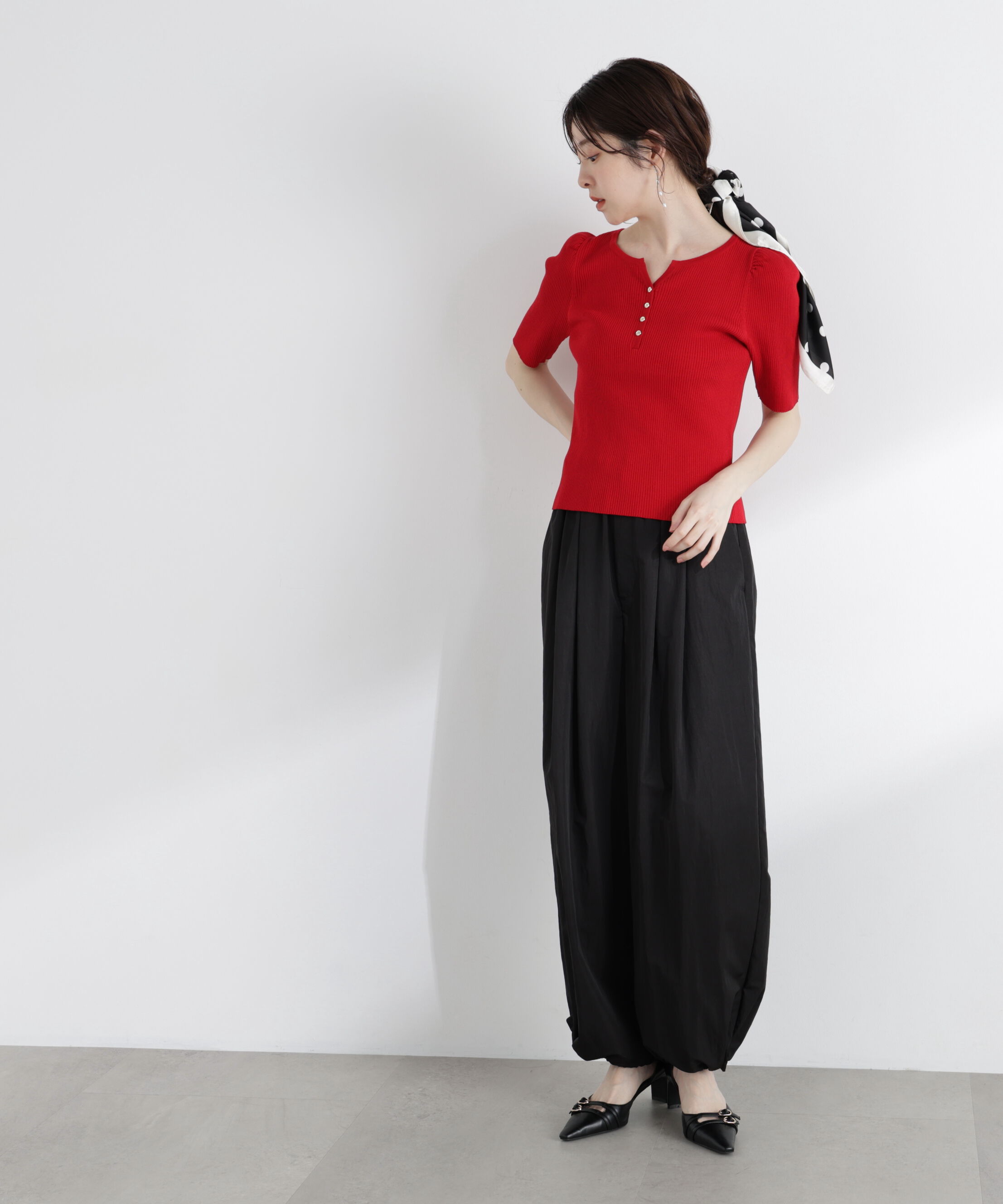 PROPORTION BODY DRESSING「〈a/mie〉ナイロンタックパンツ 26SS」|その他|