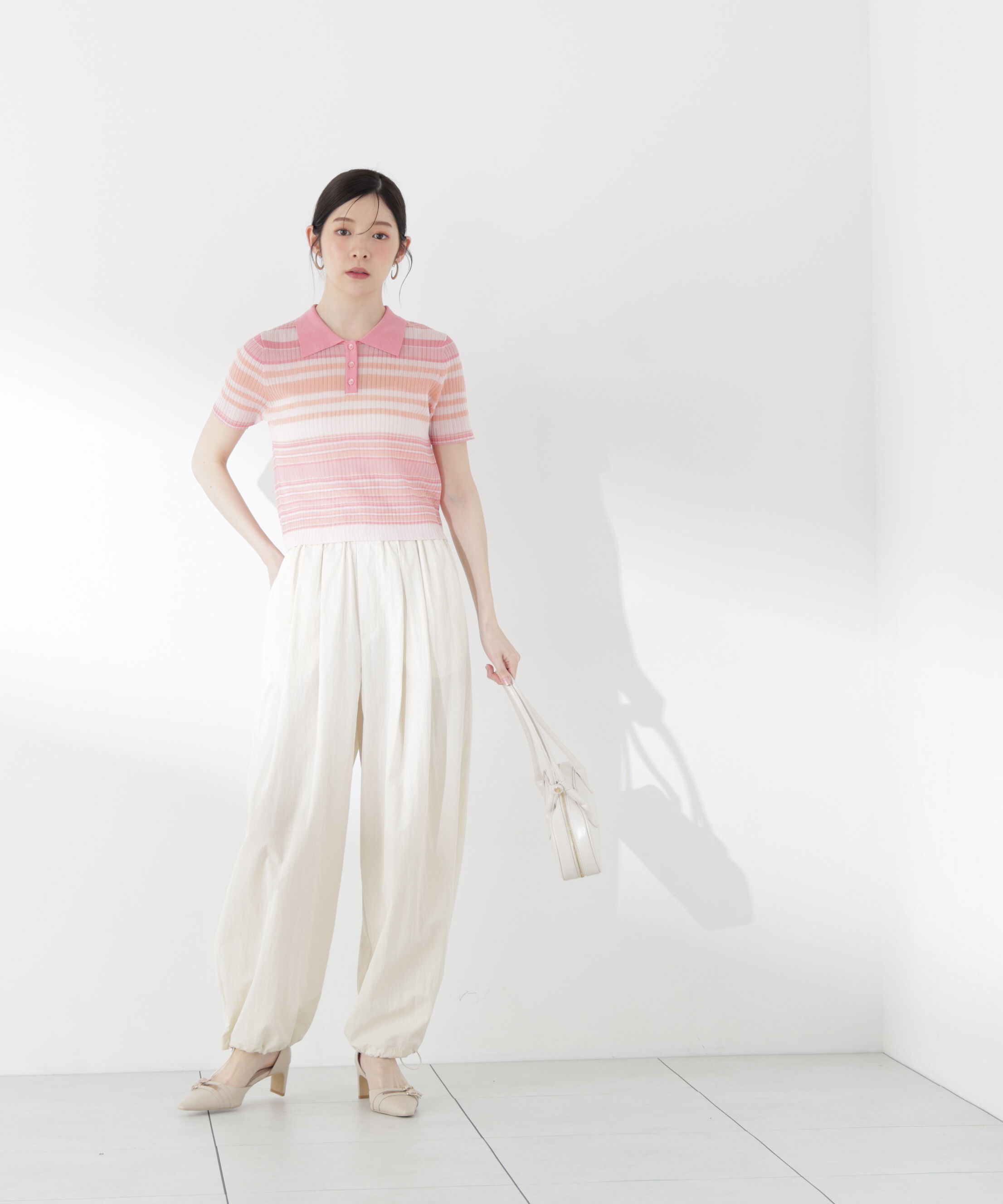 PROPORTION BODY DRESSING「〈a/mie〉ナイロンタックパンツ 26SS」|その他|