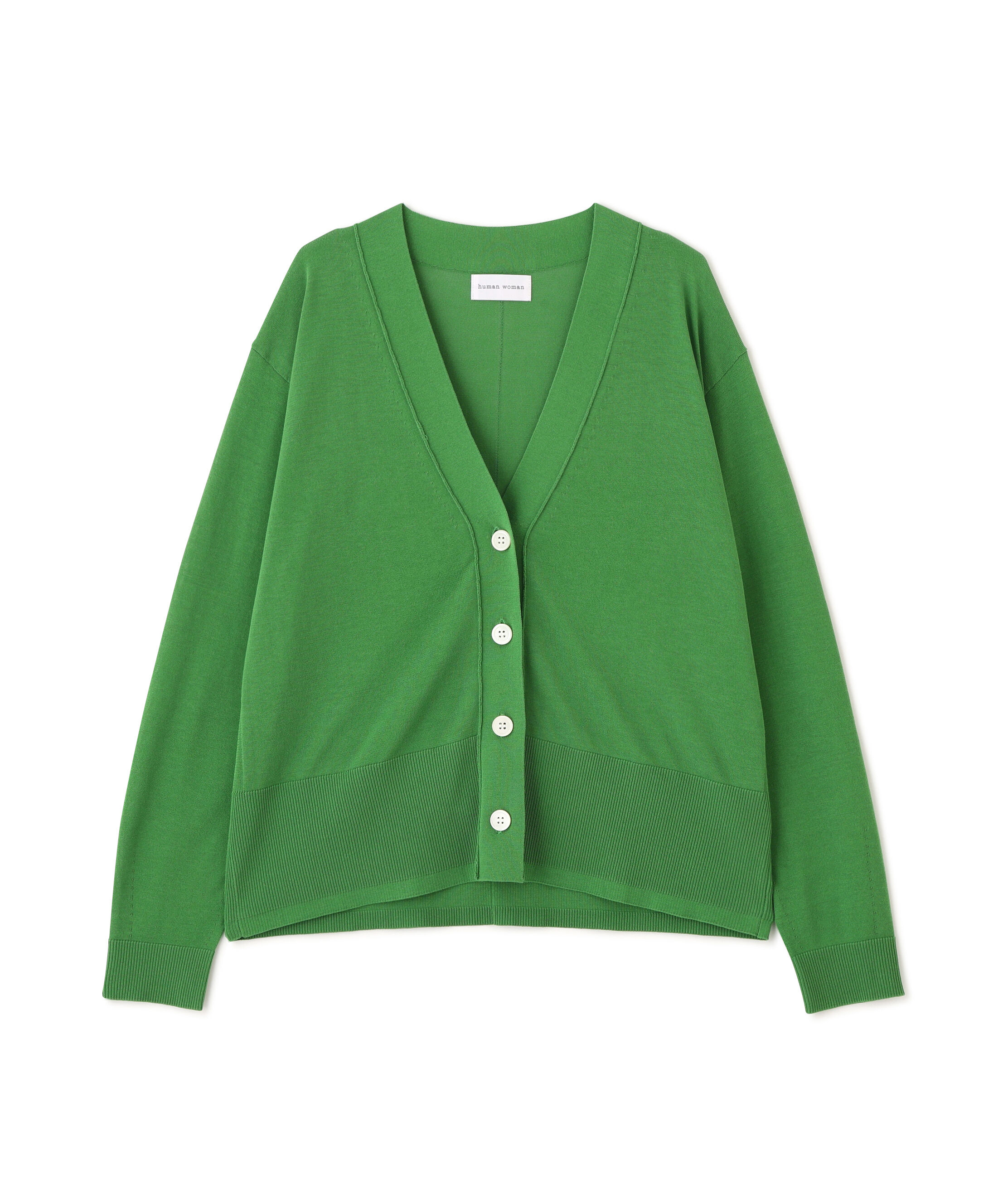  「◆《ウォッシャブル》アイレットＶネックカーディガン」|ニット・セーター|