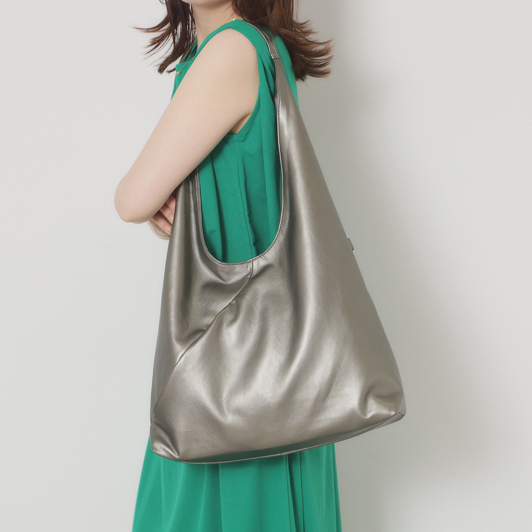 ITS&rsquo;DEMO「2WAYくりてトート」|トートバッグ|ブロンズ(008)