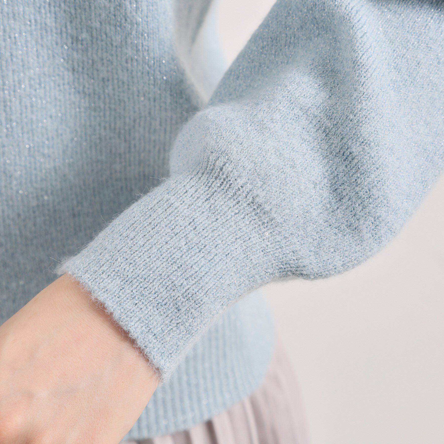 ITS&rsquo;DEMO「【手洗い可】スパンコールラメニット」|ニット・セーター|