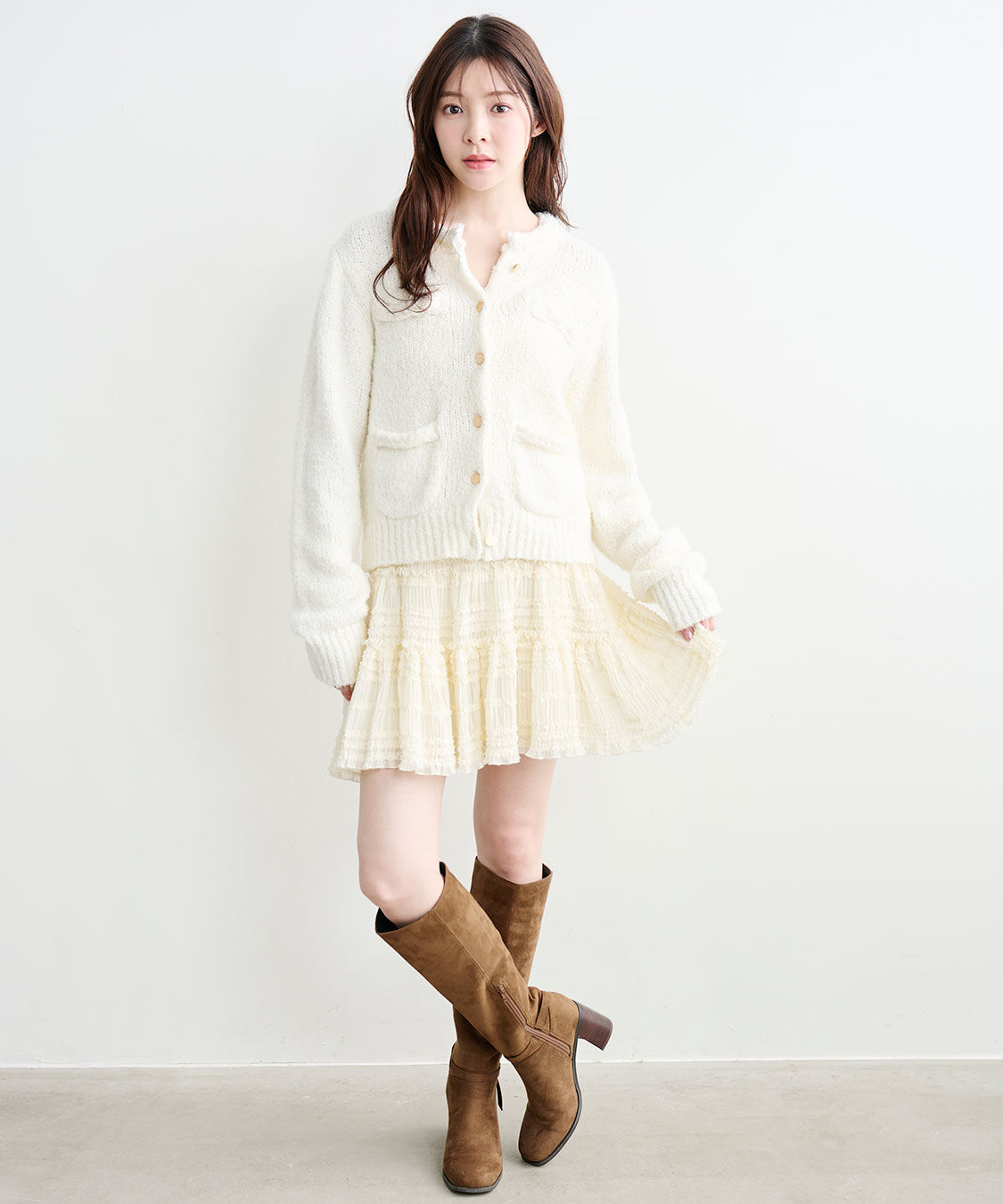 COCO DEAL「ポケットディティールコンパクトニットカーディガン」|ニット・セーター|