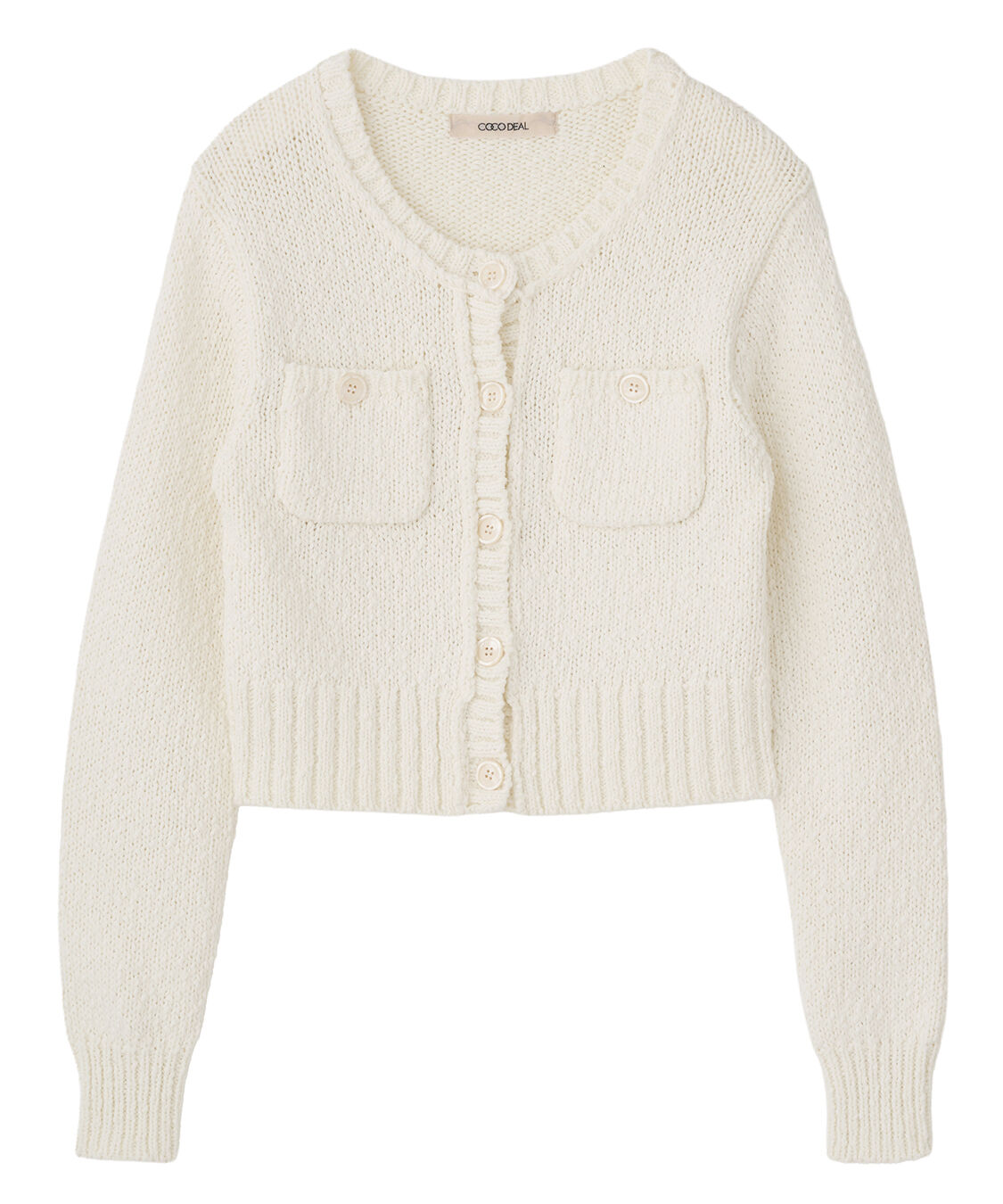 COCO DEAL「ポケットディティールコンパクトニットカーディガン」|ニット・セーター|