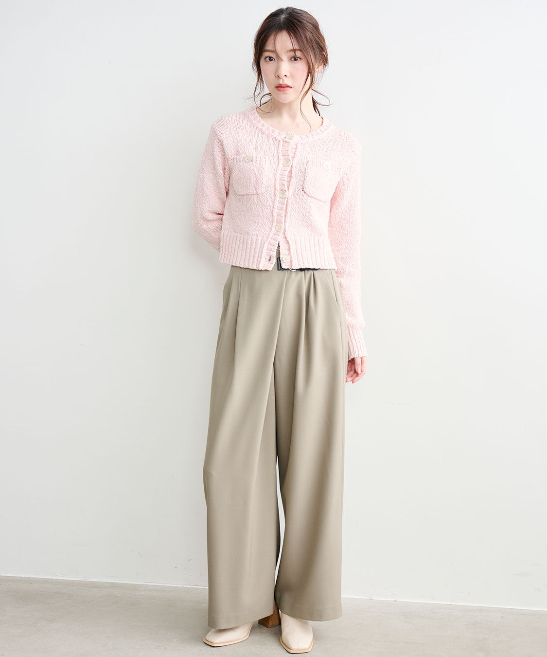 COCO DEAL「ポケットディティールコンパクトニットカーディガン」|ニット・セーター|