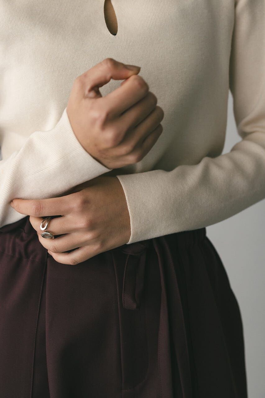 STYLEMIXER「2WAYネックニットトップ」|ニット・セーター|