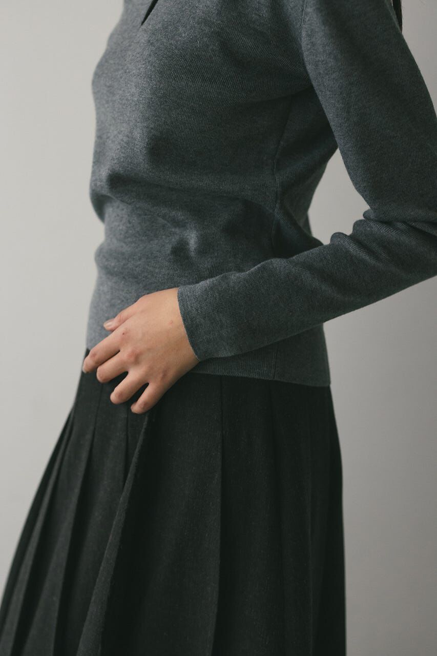 STYLEMIXER「2WAYネックニットトップ」|ニット・セーター|