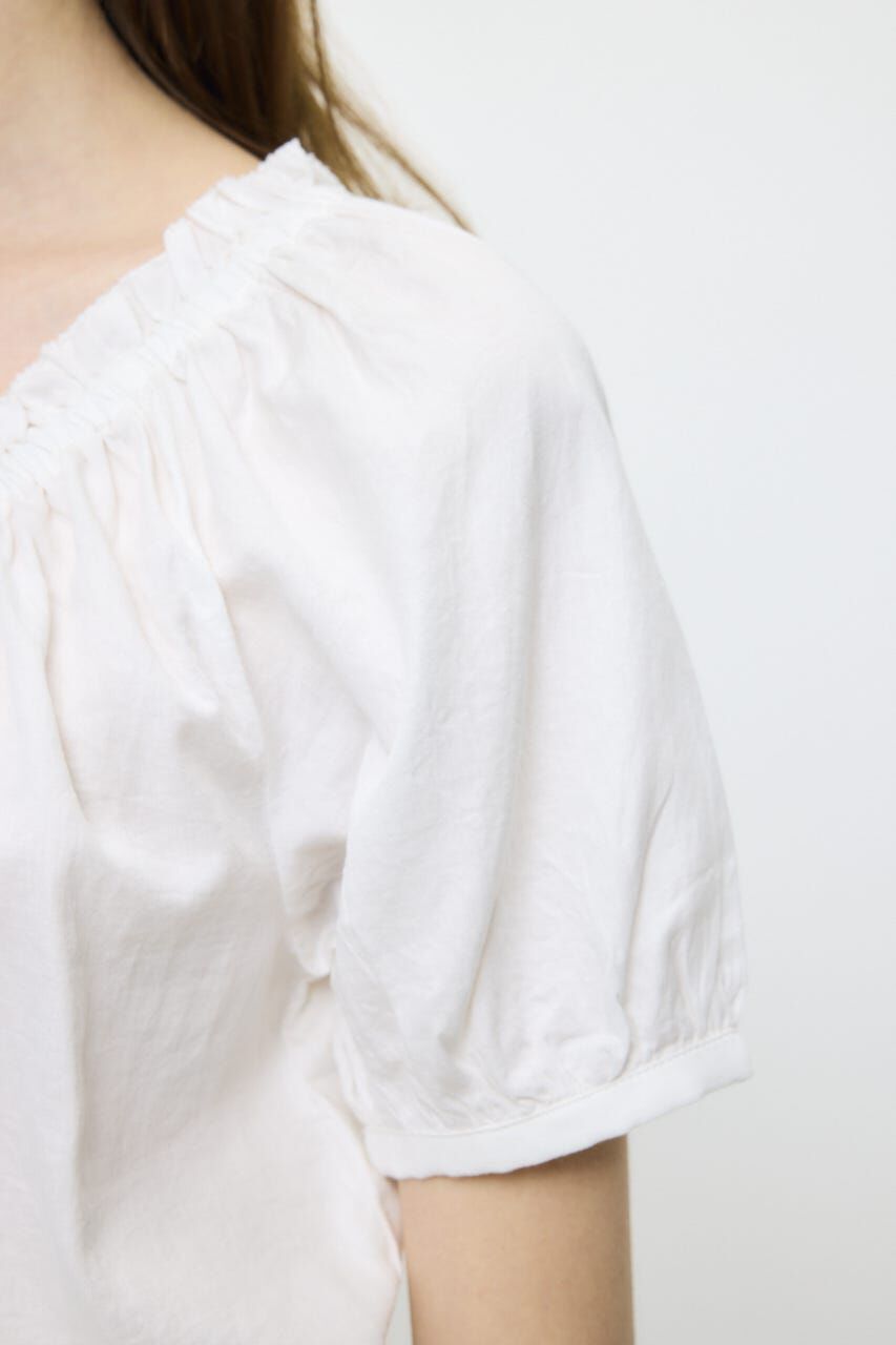 MOUSSY「SCOOP NECK PIN TUCK ブラウス」|シャツ・ブラウス|