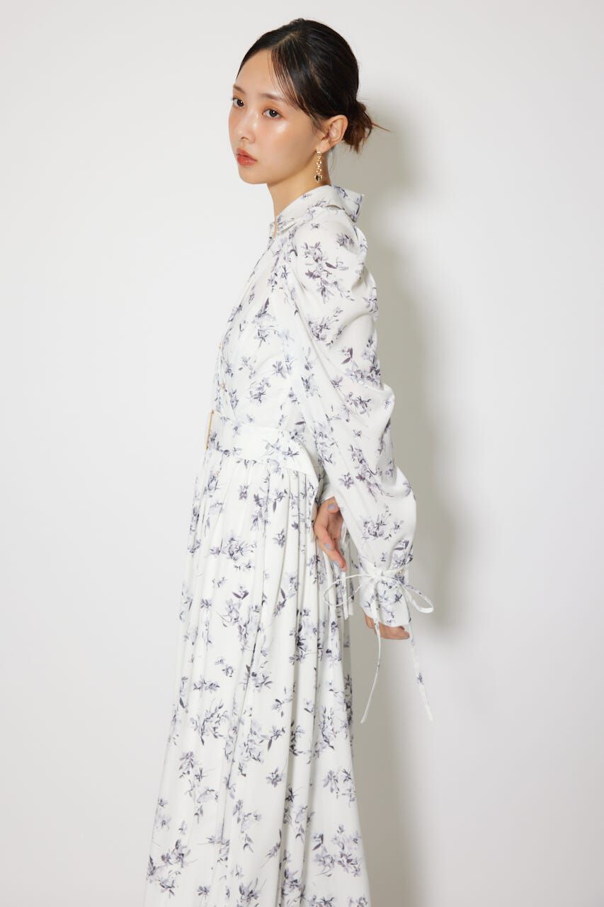 rienda「カシュクールフレアシャツワンピース」|ワンピース|