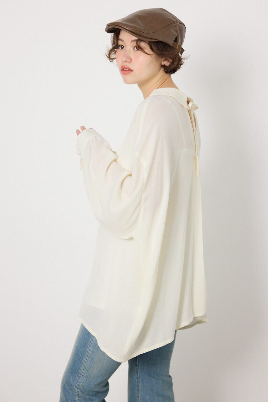 RODEO CROWNS「レーヨンクレープ2WAYシャツ」|シャツ・ブラウス|