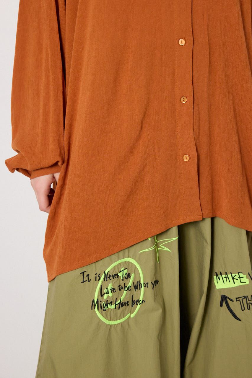 RODEO CROWNS「レーヨンクレープ2WAYシャツ」|シャツ・ブラウス|