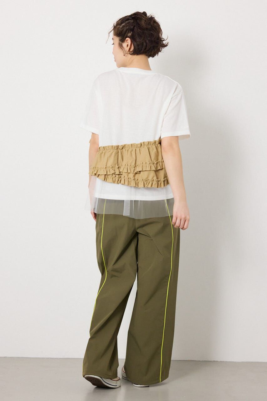 RODEO CROWNS「布帛チュールドッキングトップス」|Tシャツ・カットソー|