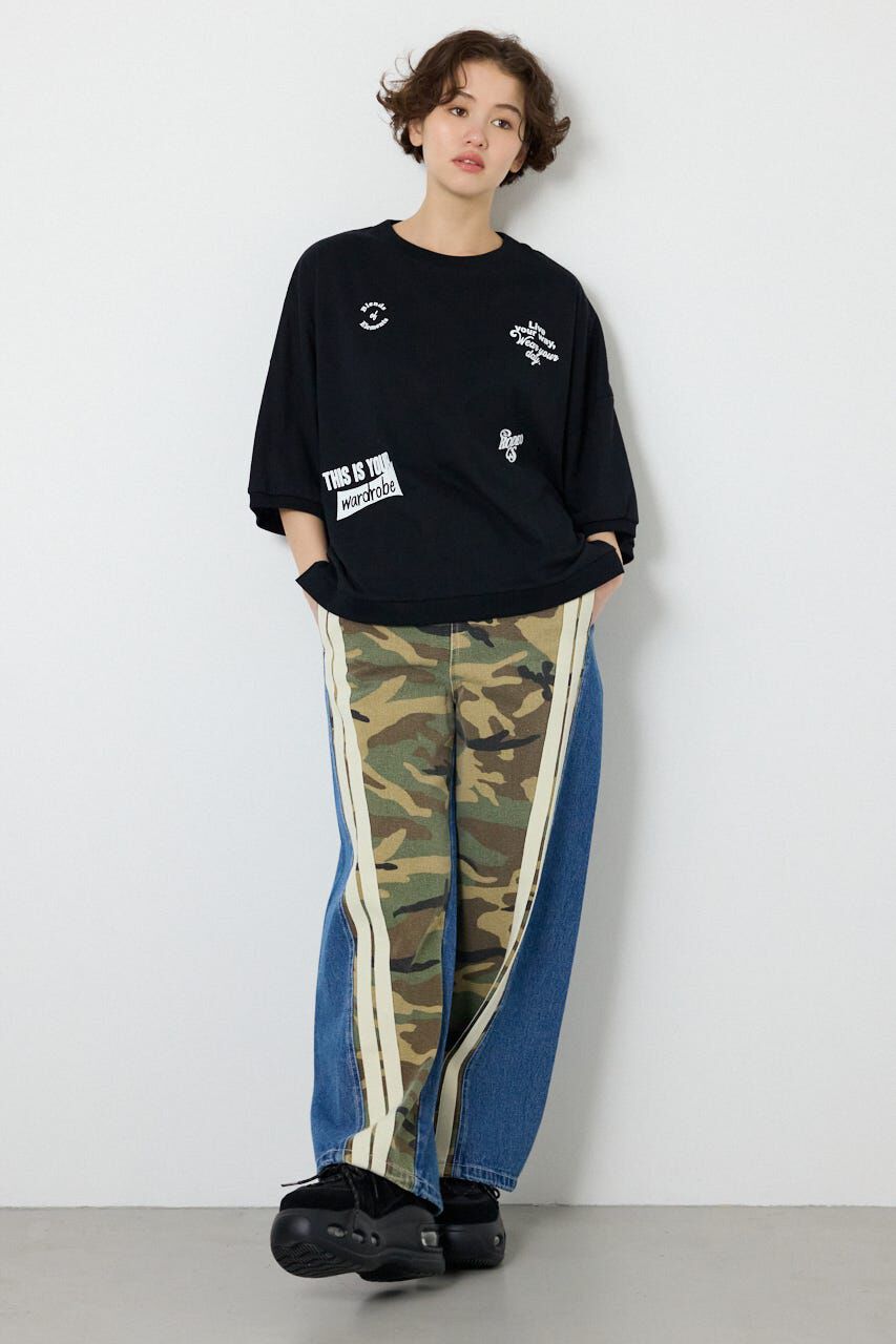 RODEO CROWNS「発泡マルチロゴビッグトップス」|Tシャツ・カットソー|