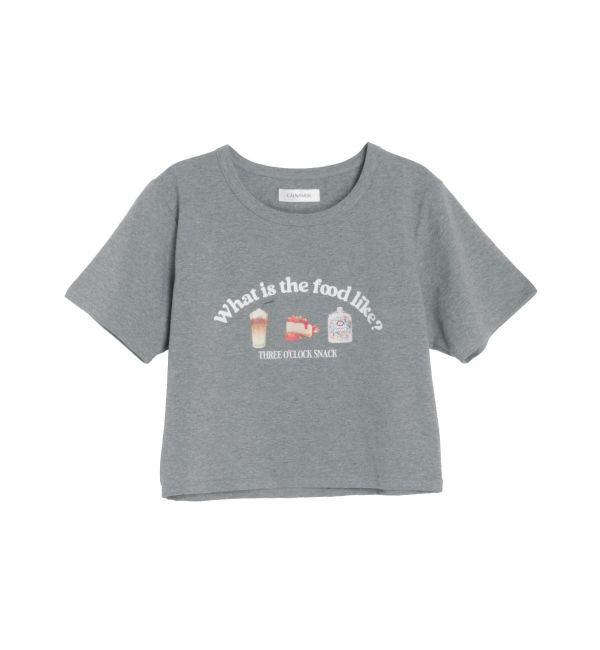 CALNAMUR「ASSORT PRINT TEE/アソートプリントTシャツ」|Tシャツ・カットソー|グレー