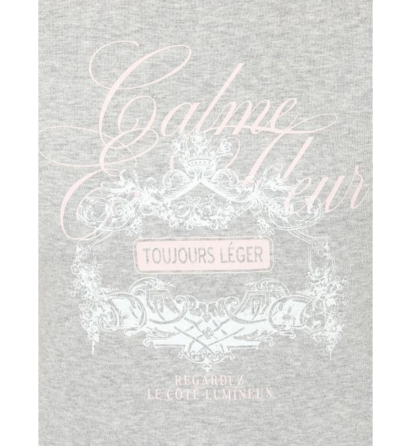 CALNAMUR「オーナメントモチーフプリントTシャツ」|Tシャツ・カットソー|