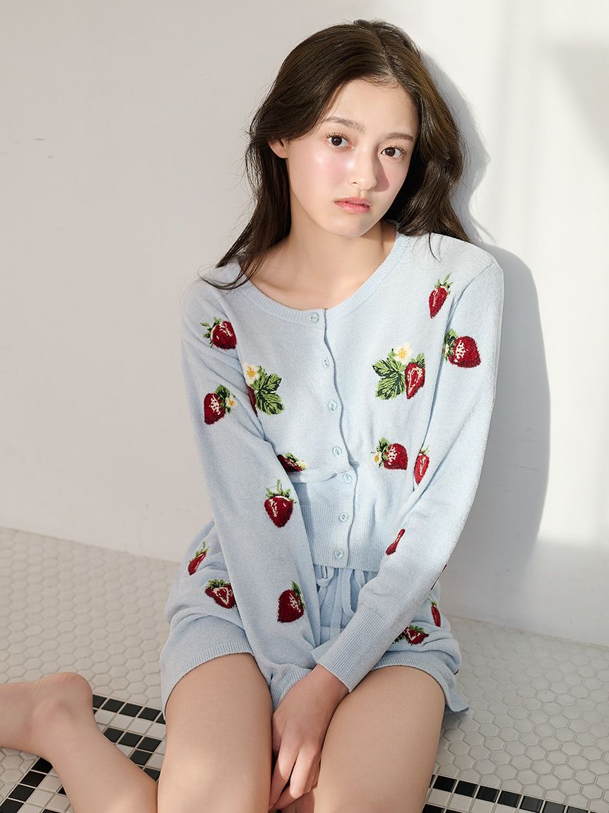 SNIDEL HOME「ストロベリーニットカーディガン」|ルームウェア|