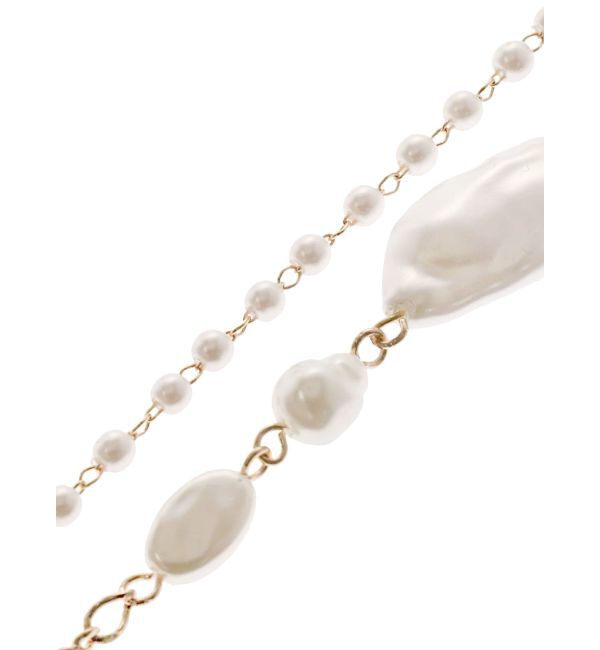 RESEXXY「ランダムパール2連ネックレス」|ネックレス|