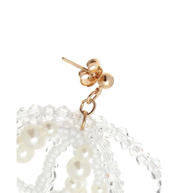 RESEXXY「ボリュームクリアビーズピアス」|ピアス|