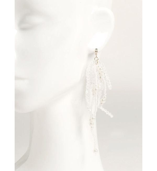 RESEXXY「ボリュームクリアビーズピアス」|ピアス|