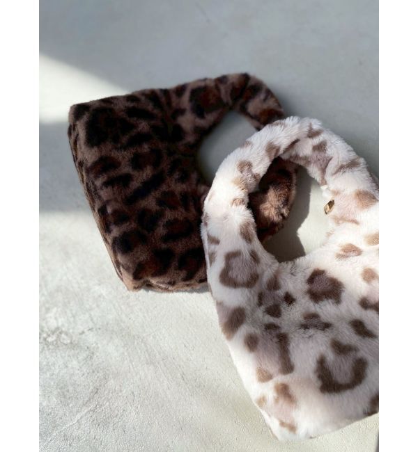 RESEXXY「レオパードフェイクファーバッグ」|ハンドバッグ|