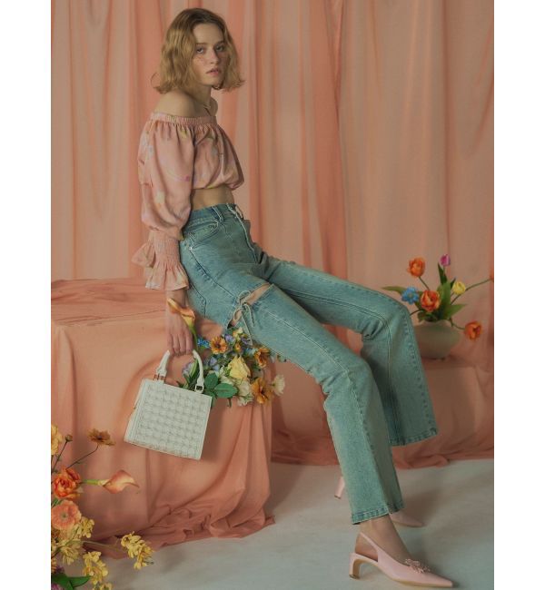 RESEXXY「シャイニースクエアハンドバッグ」|ハンドバッグ|