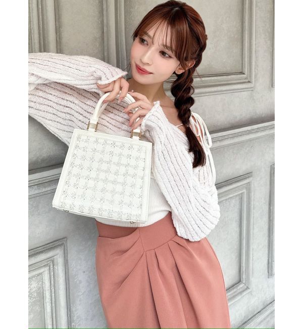 RESEXXY「シャイニースクエアハンドバッグ」|ハンドバッグ|