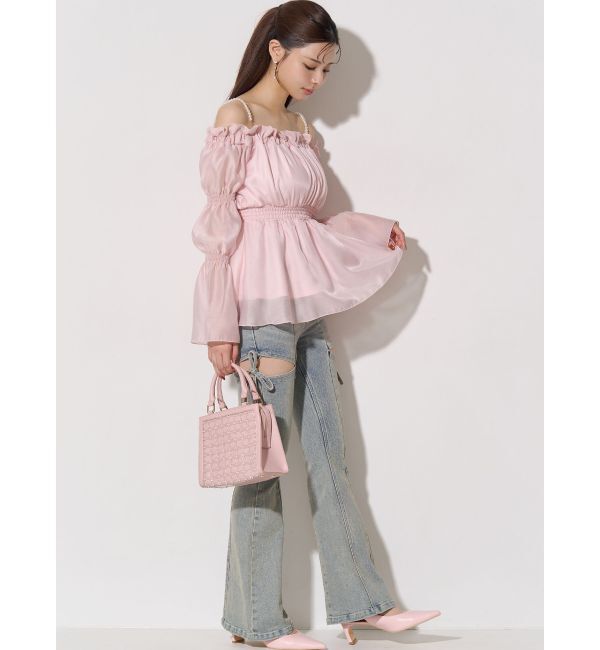 RESEXXY「シャイニースクエアハンドバッグ」|ハンドバッグ|