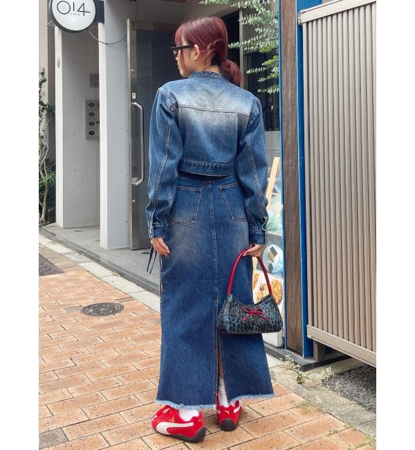 EVRIS「リボンモチーフバイカラーハンドBAG」|ハンドバッグ|