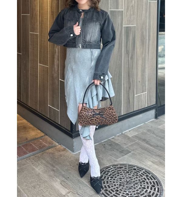 EVRIS「リボンモチーフバイカラーハンドBAG」|ハンドバッグ|