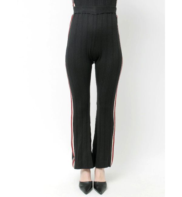 GYDA「サイドラインフレアニットパンツ」|その他|