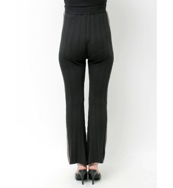 GYDA「サイドラインフレアニットパンツ」|その他|