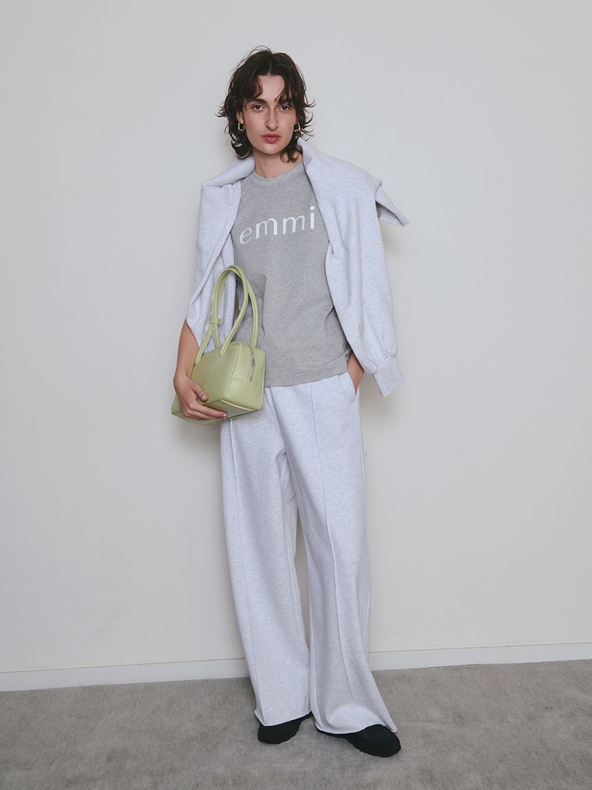 emmi atelier「【ONLINE限定カラーあり】eco emmiロゴTシャツ/UVカット」|Tシャツ・カットソー|