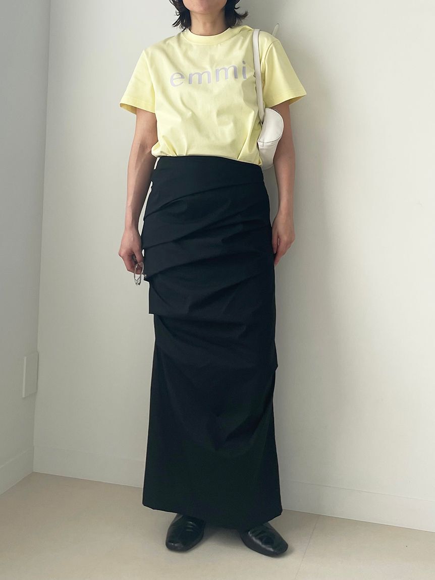 emmi atelier「【ONLINE限定カラーあり】eco emmiロゴTシャツ/UVカット」|Tシャツ・カットソー|