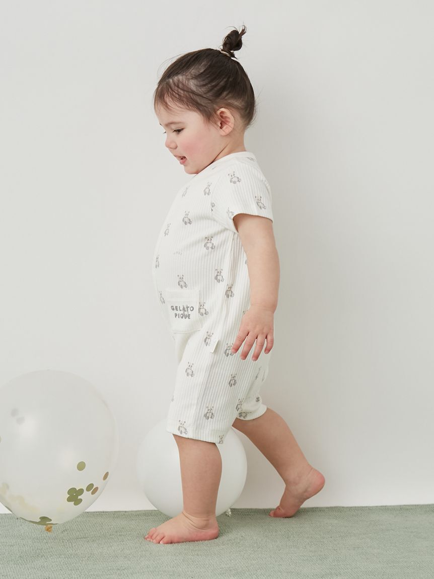 GELATO PIQUE KIDS & BABY「【BABY】ぬいぐるみ柄ロンパース」|ロンパース|