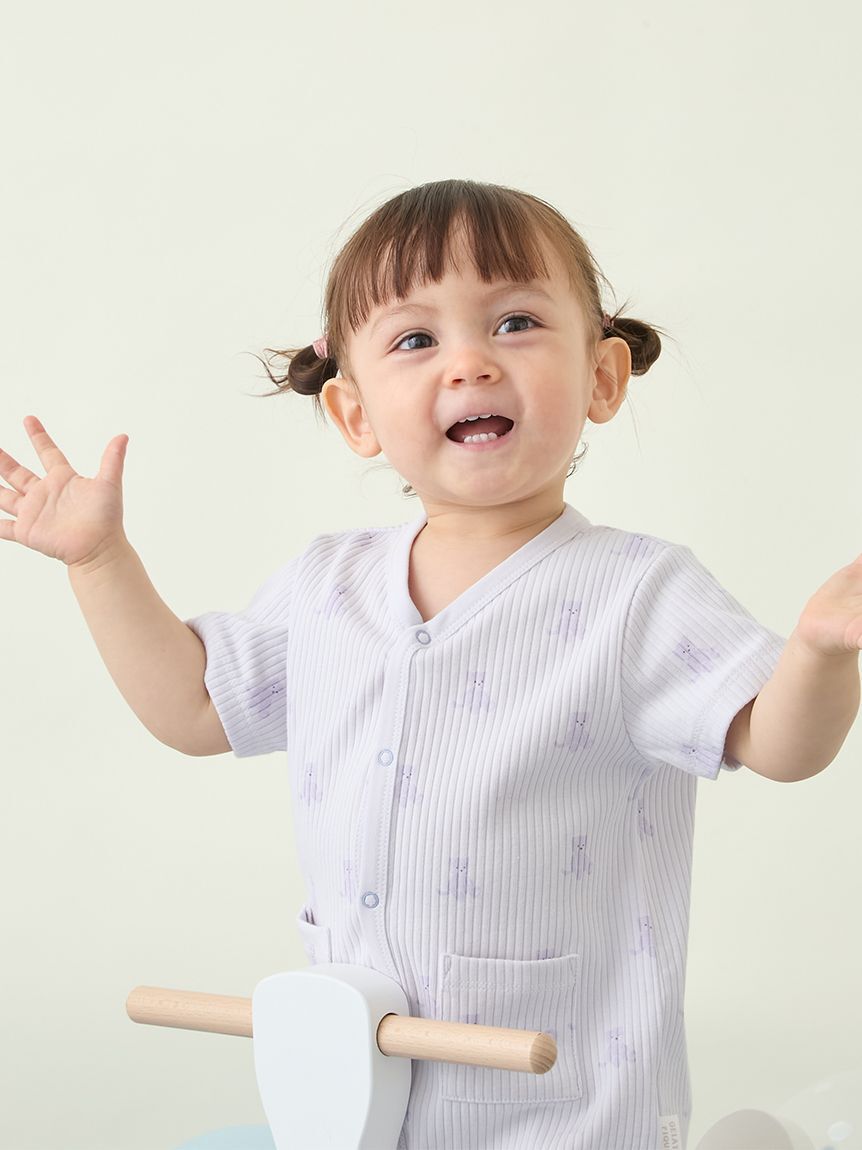 GELATO PIQUE KIDS & BABY「【BABY】ぬいぐるみ柄ロンパース」|ロンパース|