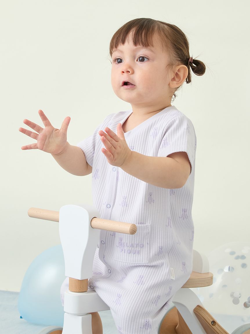 GELATO PIQUE KIDS & BABY「【BABY】ぬいぐるみ柄ロンパース」|ロンパース|