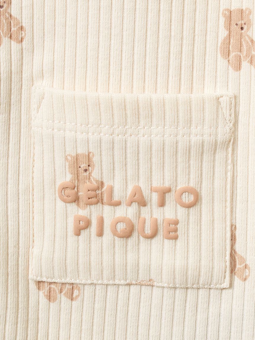 GELATO PIQUE KIDS & BABY「【BABY】ぬいぐるみ柄ロンパース」|ロンパース|