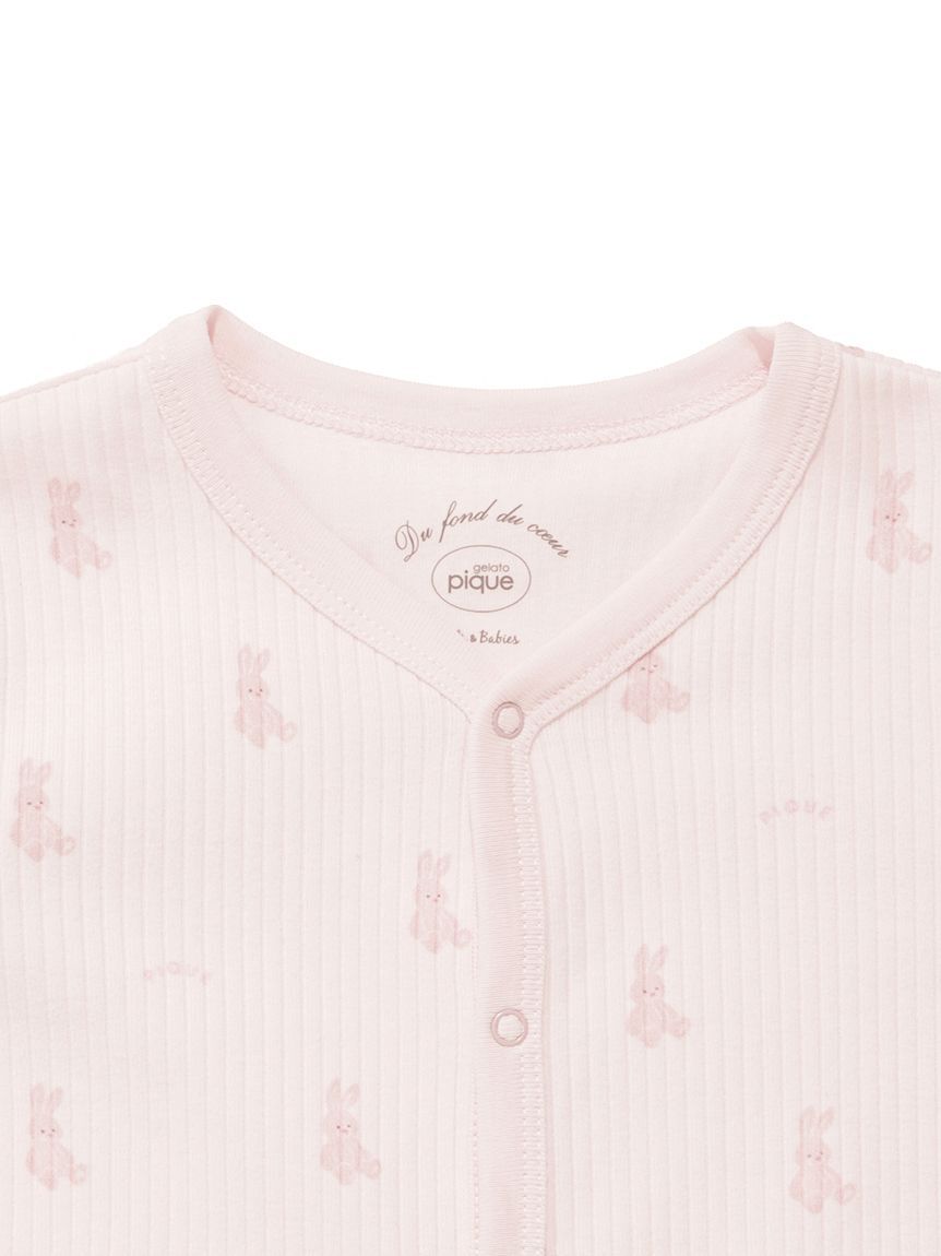 GELATO PIQUE KIDS & BABY「【BABY】ぬいぐるみ柄ロンパース」|ロンパース|