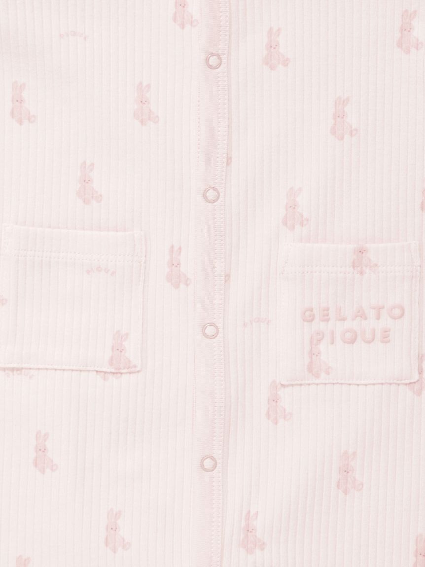 GELATO PIQUE KIDS & BABY「【BABY】ぬいぐるみ柄ロンパース」|ロンパース|