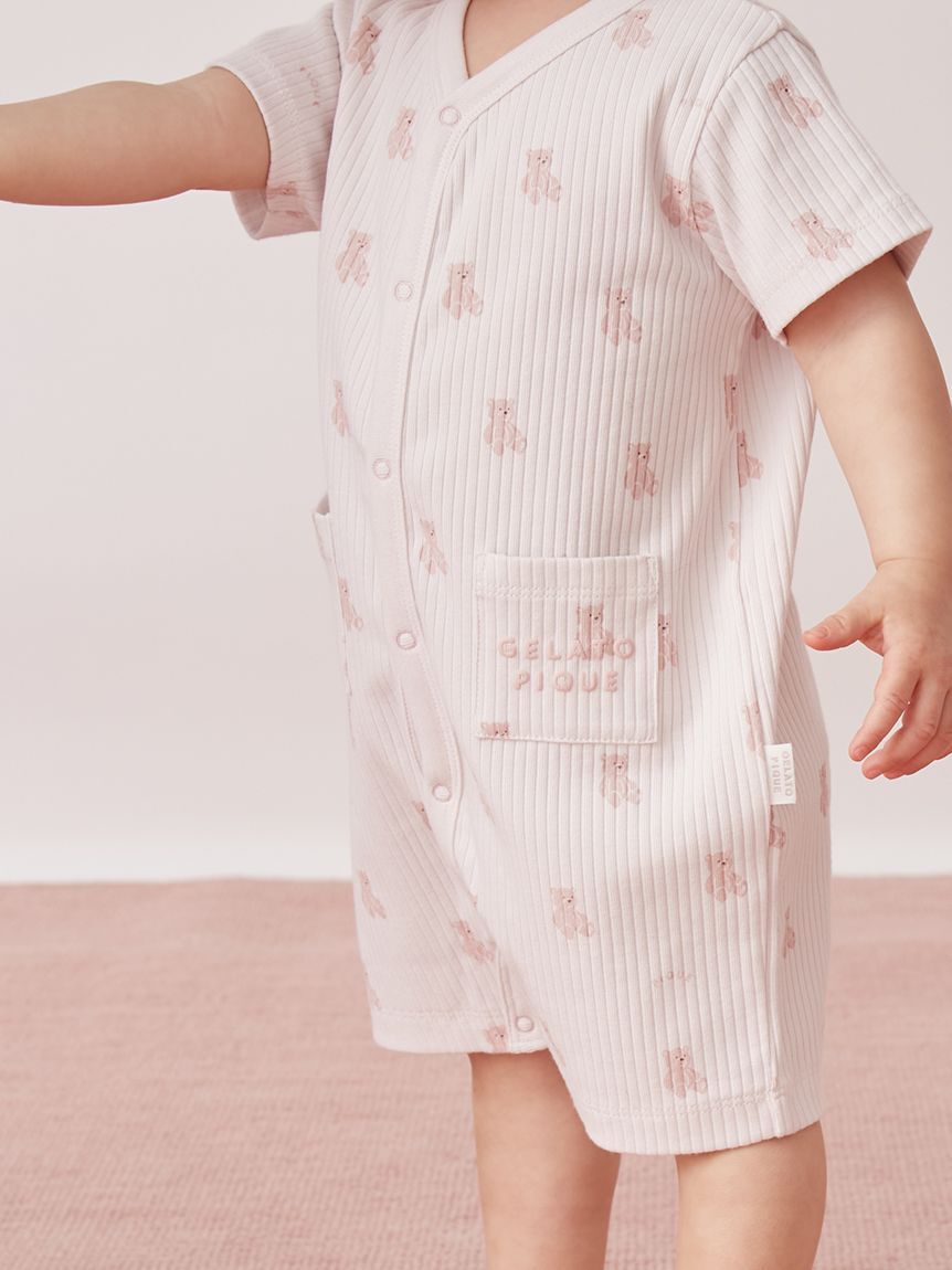 GELATO PIQUE KIDS & BABY「【BABY】ぬいぐるみ柄ロンパース」|ロンパース|