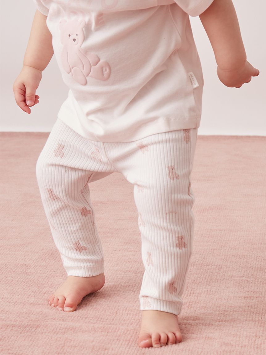 GELATO PIQUE KIDS & BABY「【BABY】ぬいぐるみ柄レギンスパンツ」|その他ベビーウェア|