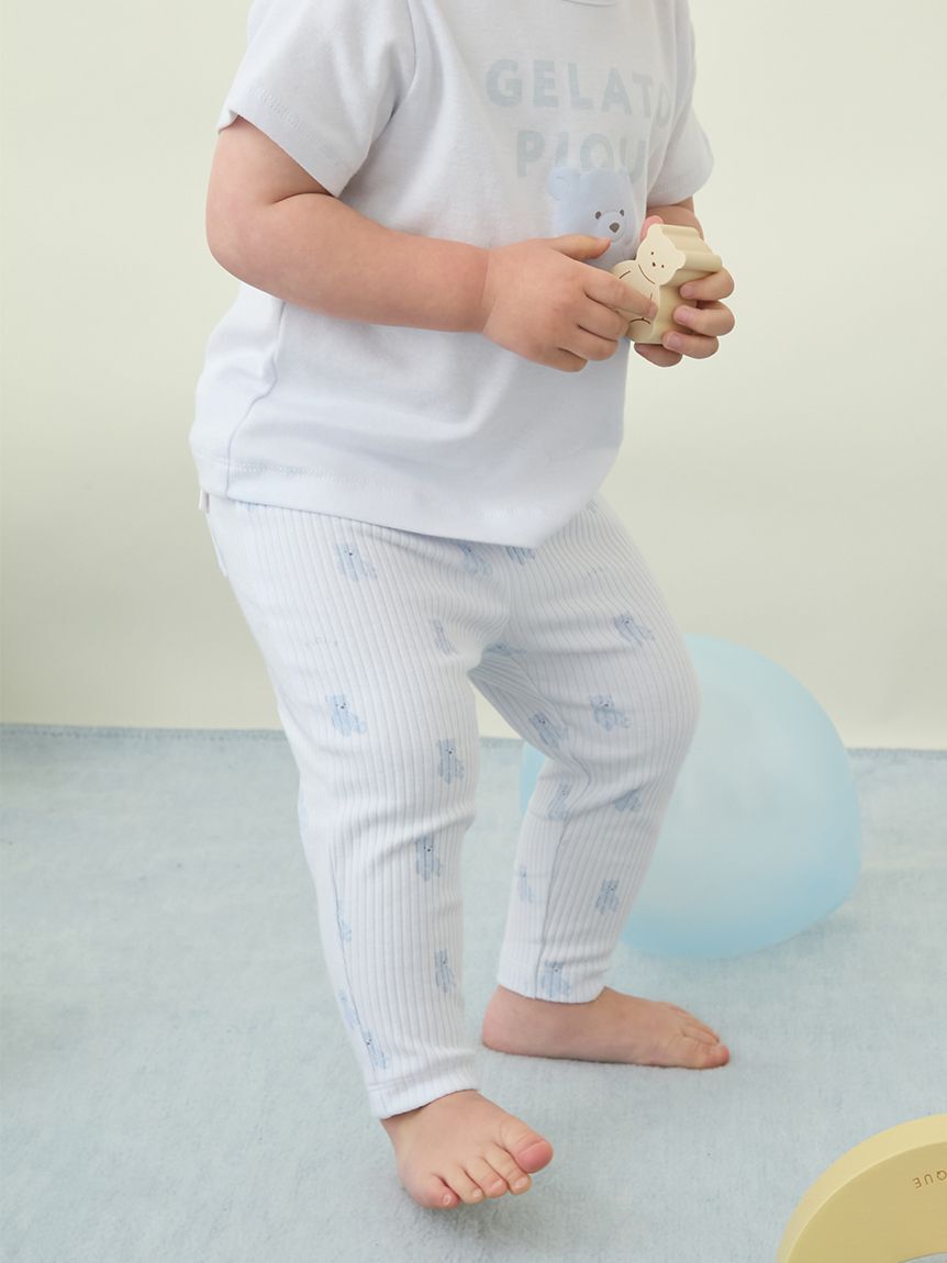 GELATO PIQUE KIDS & BABY「【BABY】ぬいぐるみ柄レギンスパンツ」|その他ベビーウェア|