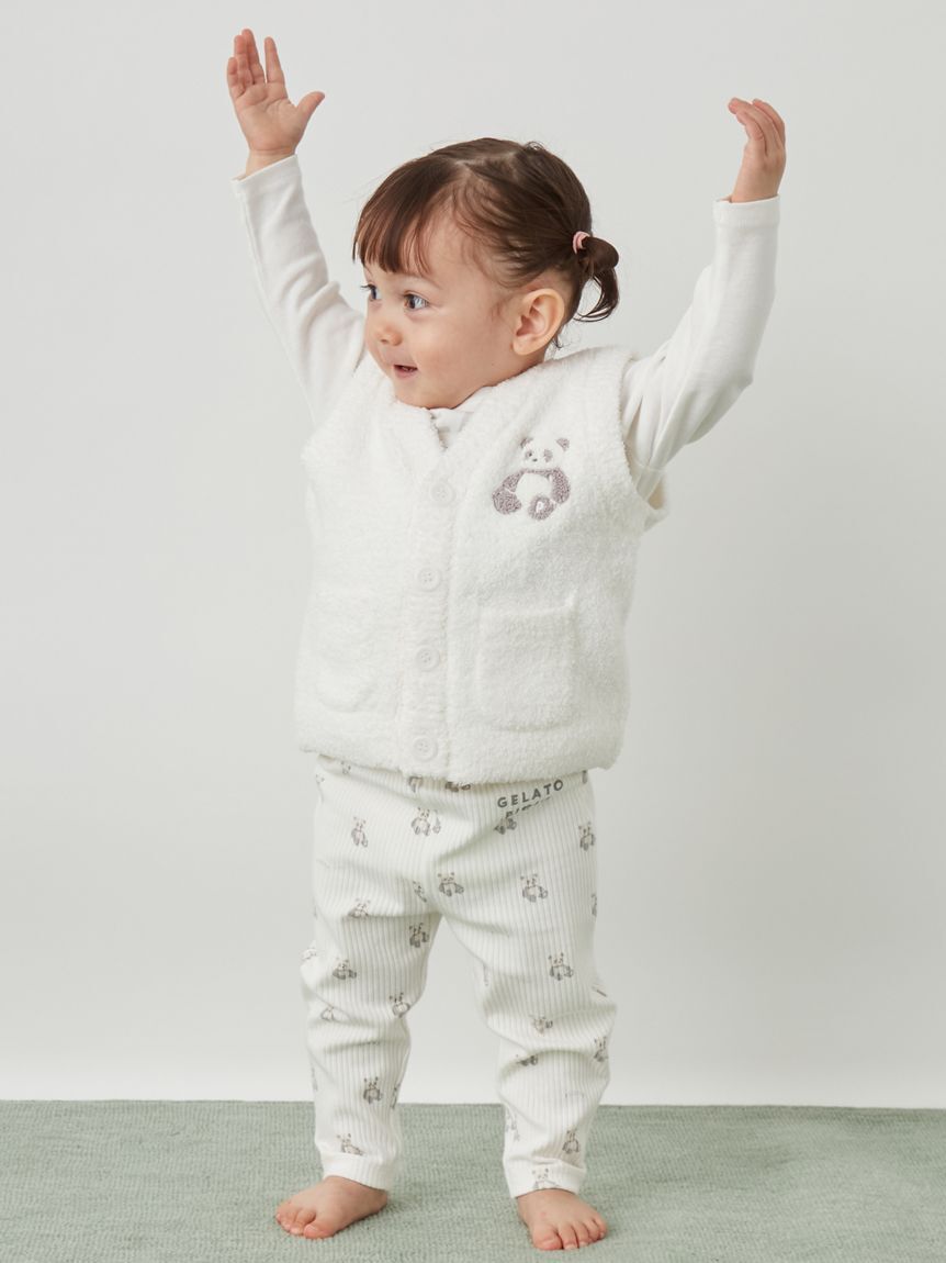 GELATO PIQUE KIDS & BABY「【BABY】ぬいぐるみ柄レギンスパンツ」|その他ベビーウェア|