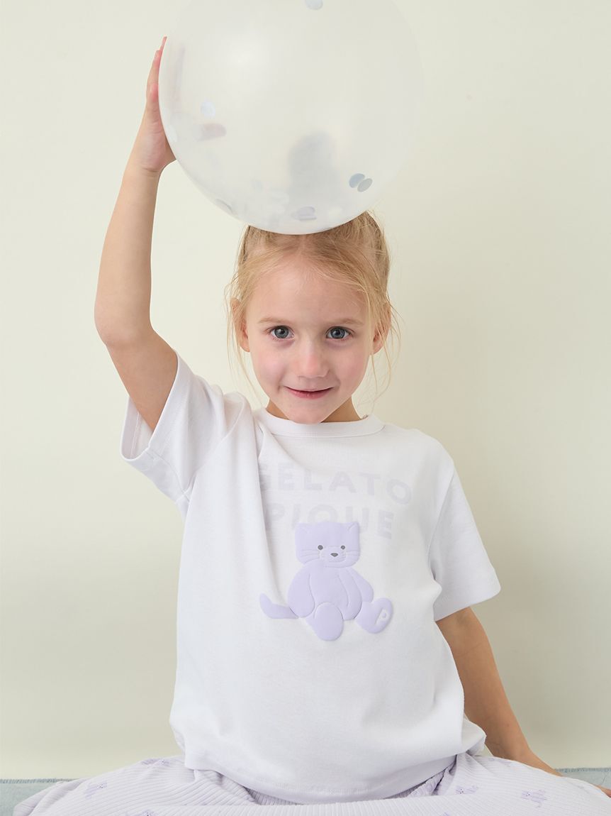 GELATO PIQUE KIDS & BABY「【KIDS】ぬいぐるみワンポイントTシャツ」|ルームウェア|LAV