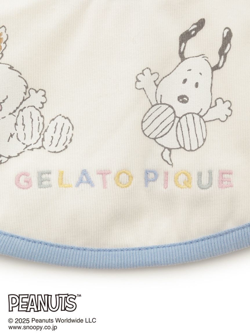 GELATO PIQUE KIDS & BABY「【PEANUTS PUPPIES】【BABY】ロゴスタイ」|スタイ|